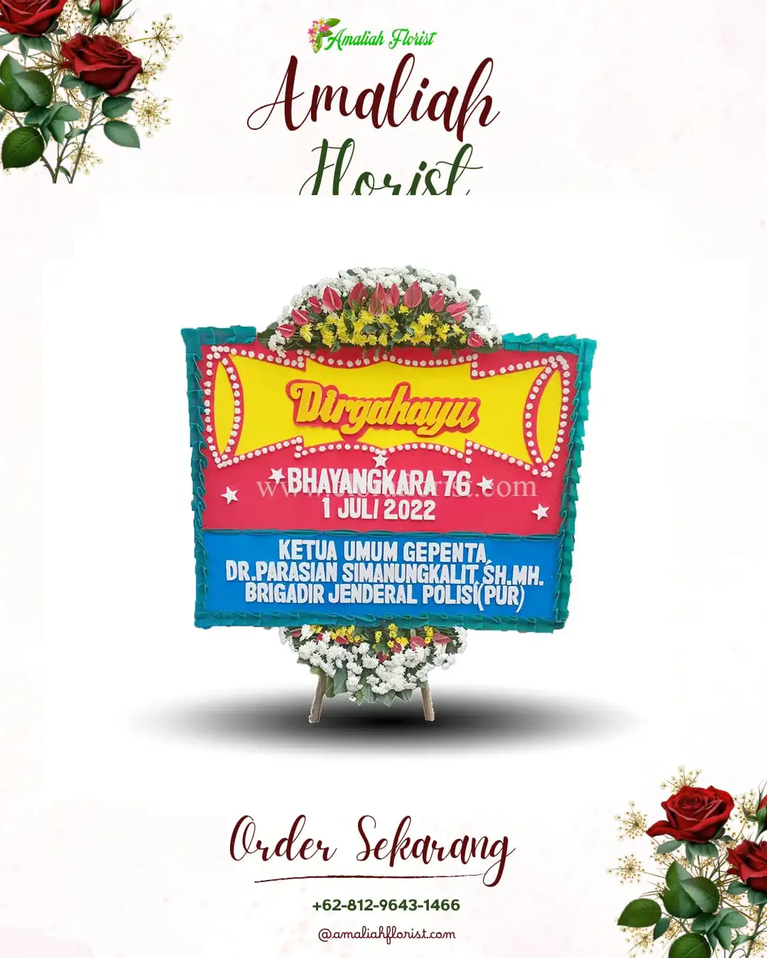 Papan Bunga HUT Ulang Tahun Sekarsuli